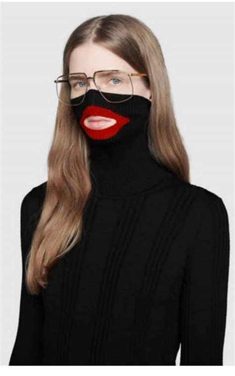 gucci black face jumper for salke|gucci turtleneck.